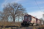 WSOR 4030 leads T005 on the homestretch to the yard approaching E. Johnson Street